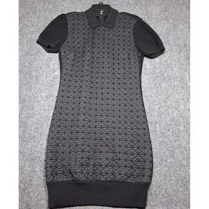 Black Quilted With dark studs in the front and Knit Garment in the back  Size 40